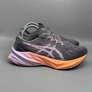 Asics Novablast 3 Women's 8.5 Gray Pink Athletic Running Sneakers Breathable